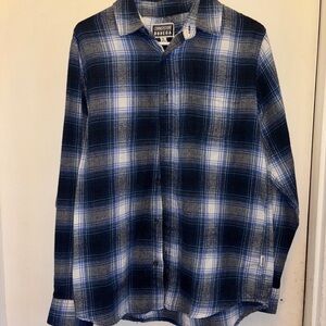 Indigo Men's Blue Plaid Shirt